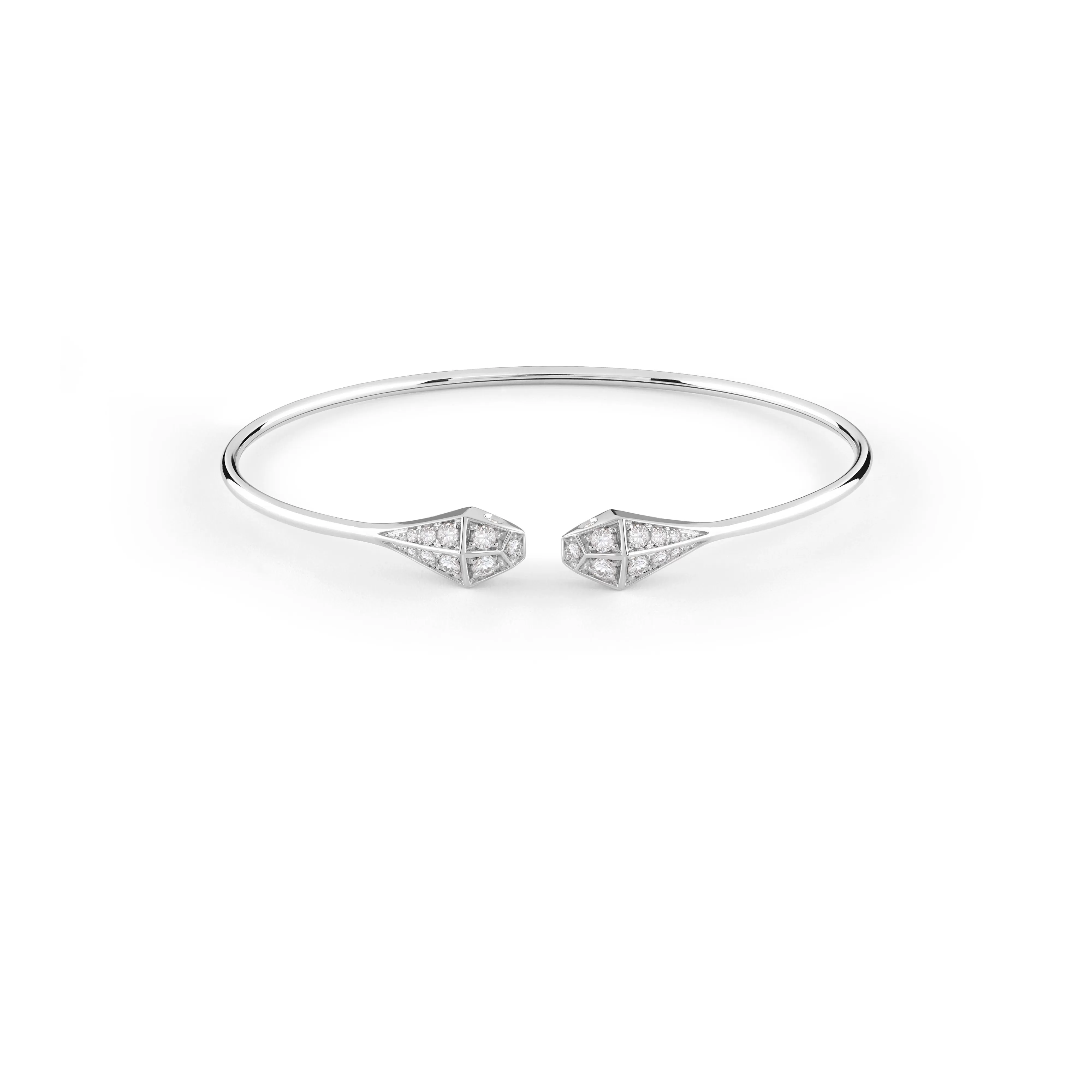 Salvini gioielli Bracciale in oro bianco con diamanti e hybrid ceramic rossa^Uomo Bracciali | Eva
