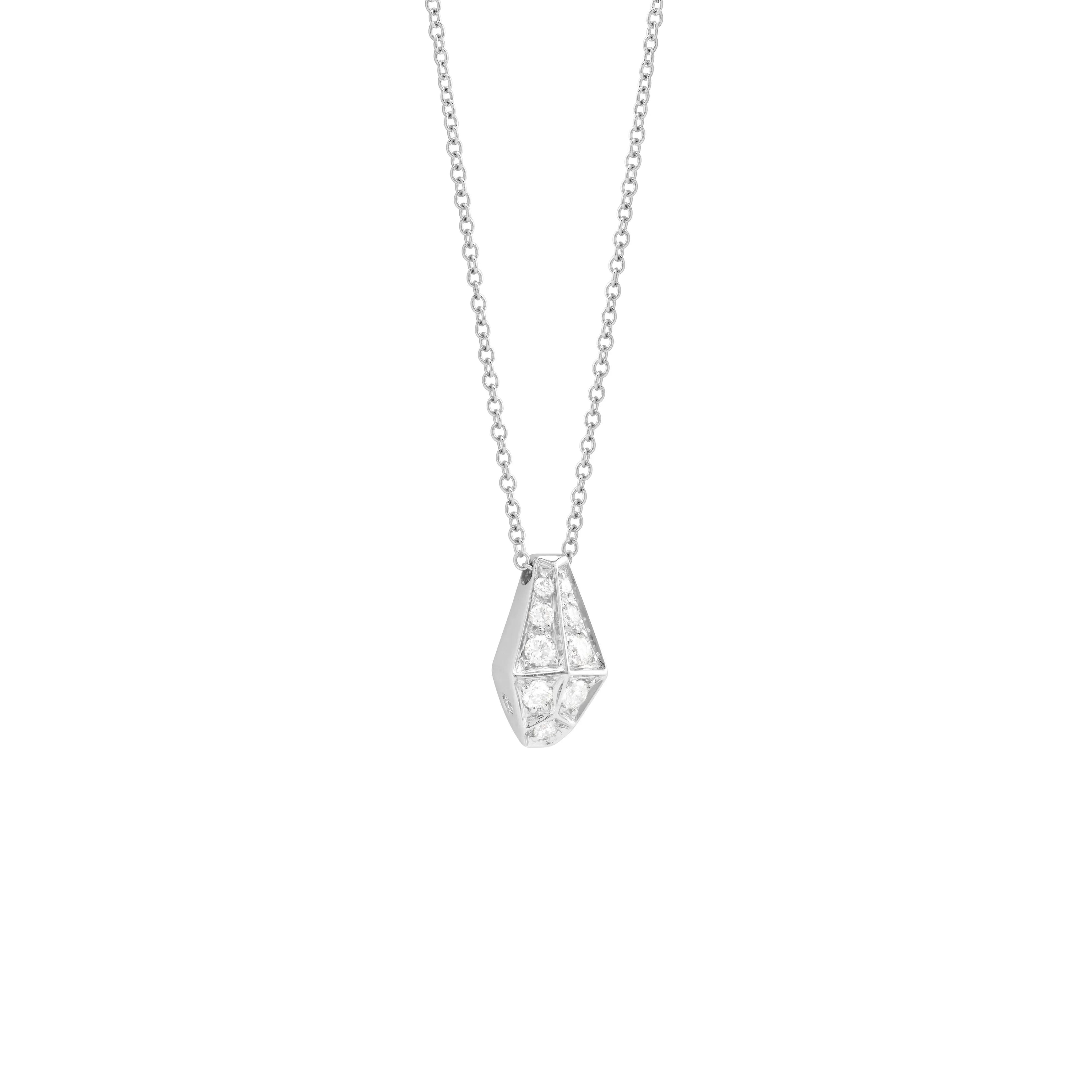 Salvini gioielli Collana in oro bianco con diamanti e hybrid ceramic rossa^Uomo Collane | Eva